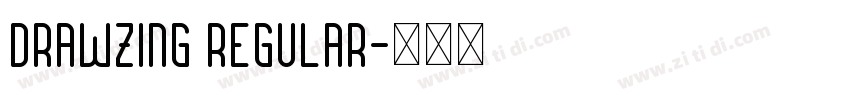 Drawzing Regular字体转换